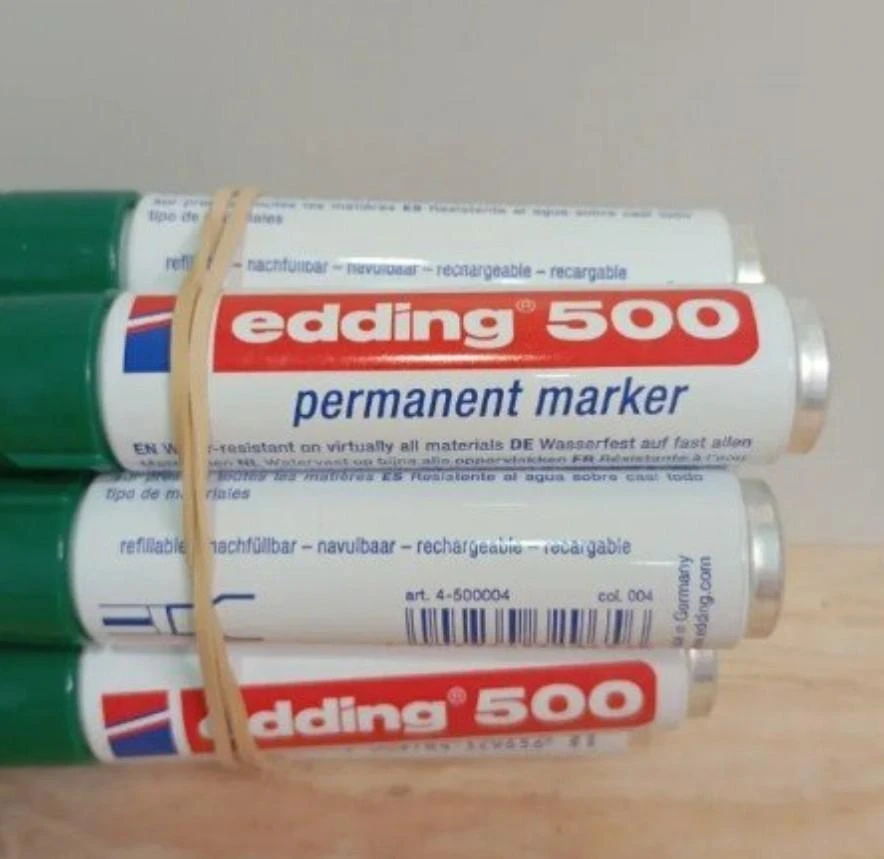 Pack 10 Rotuladores Edding 500 Verdes